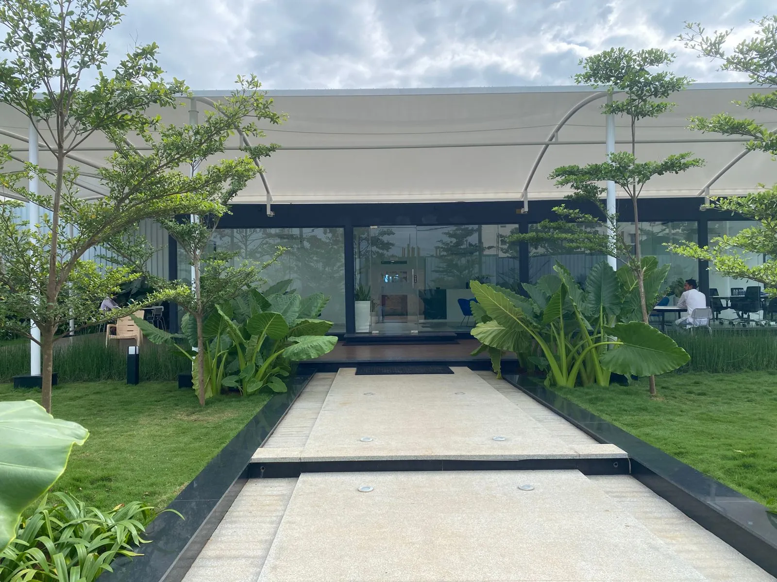 Saman prefab container office unit ready for delivery